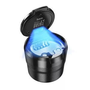 Автомобильная пепельница Hoco ZP11 Delta car ashtray [Black]